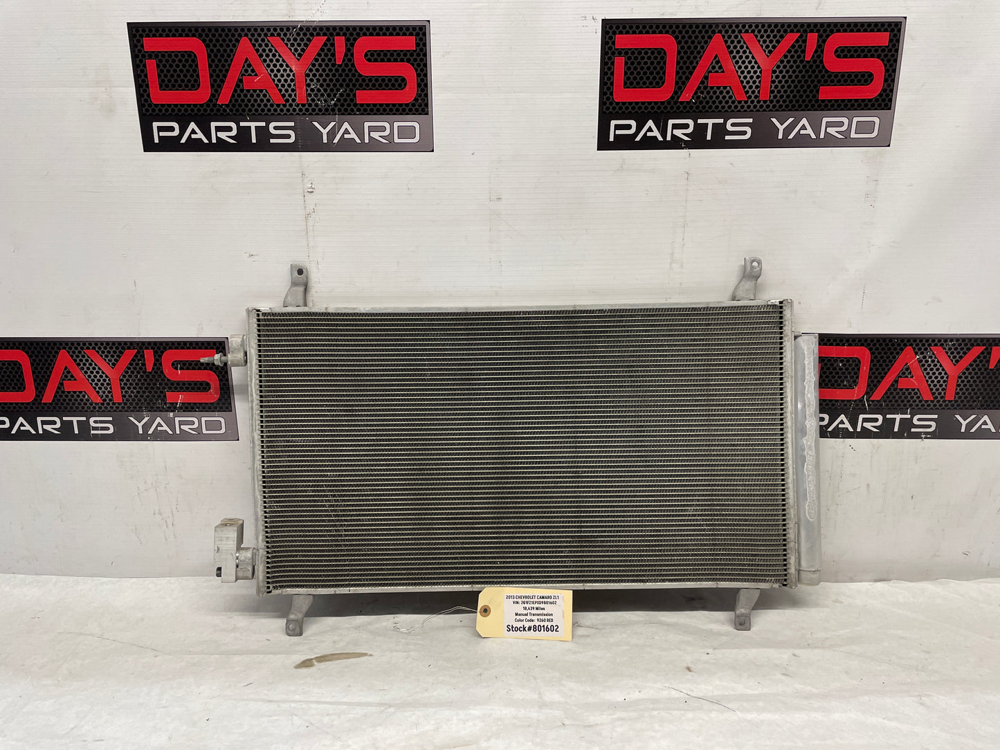 2013 Chevy Camaro ZL1 AC A/C Air Conditioner Condenser OEM - Day's Parts Yard