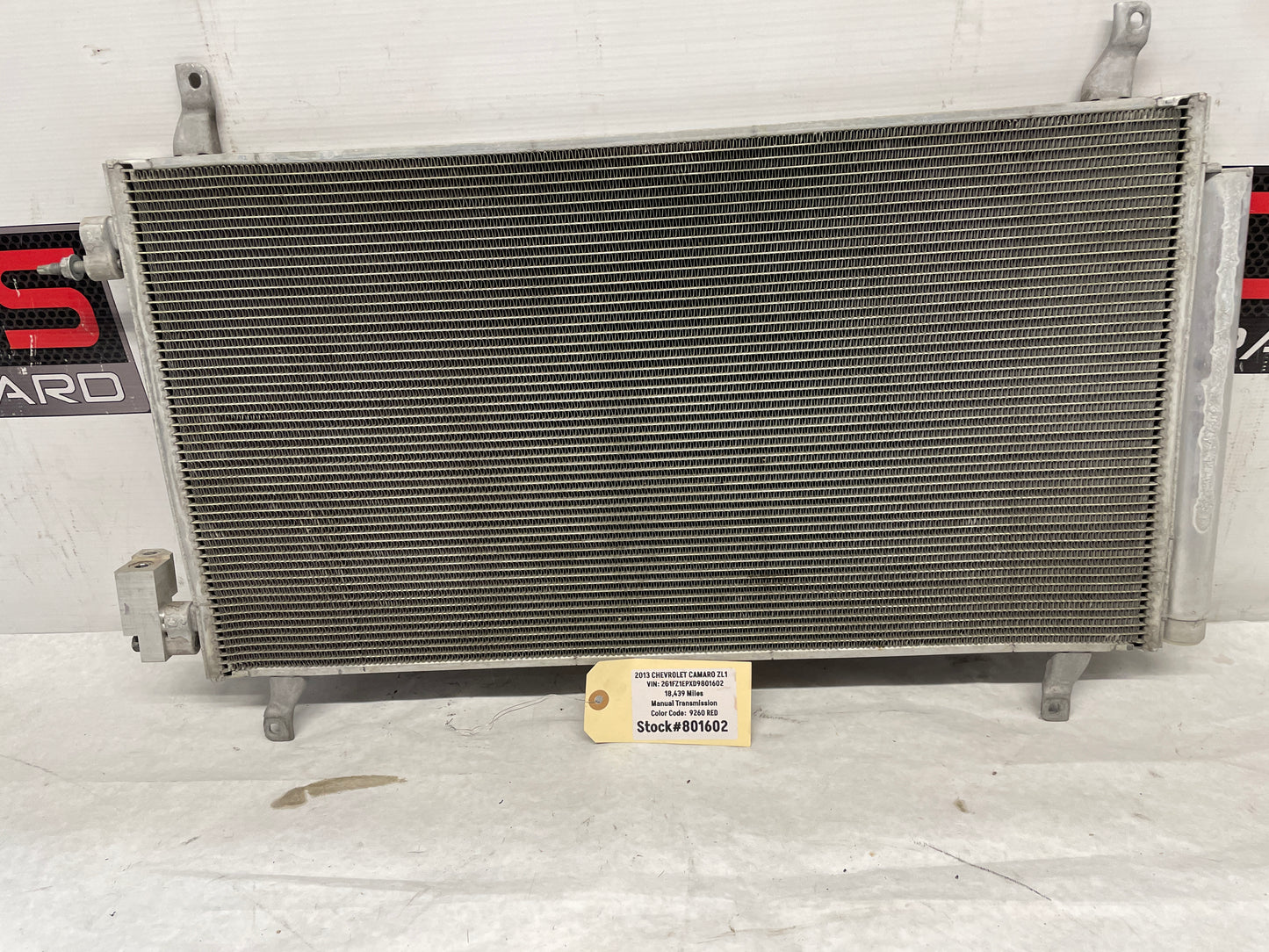 2013 Chevy Camaro ZL1 AC A/C Air Conditioner Condenser OEM - Day's Parts Yard