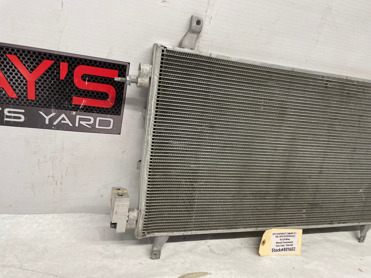 2013 Chevy Camaro ZL1 AC A/C Air Conditioner Condenser OEM - Day's Parts Yard