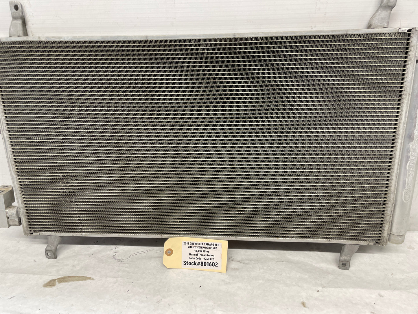 2013 Chevy Camaro ZL1 AC A/C Air Conditioner Condenser OEM - Day's Parts Yard