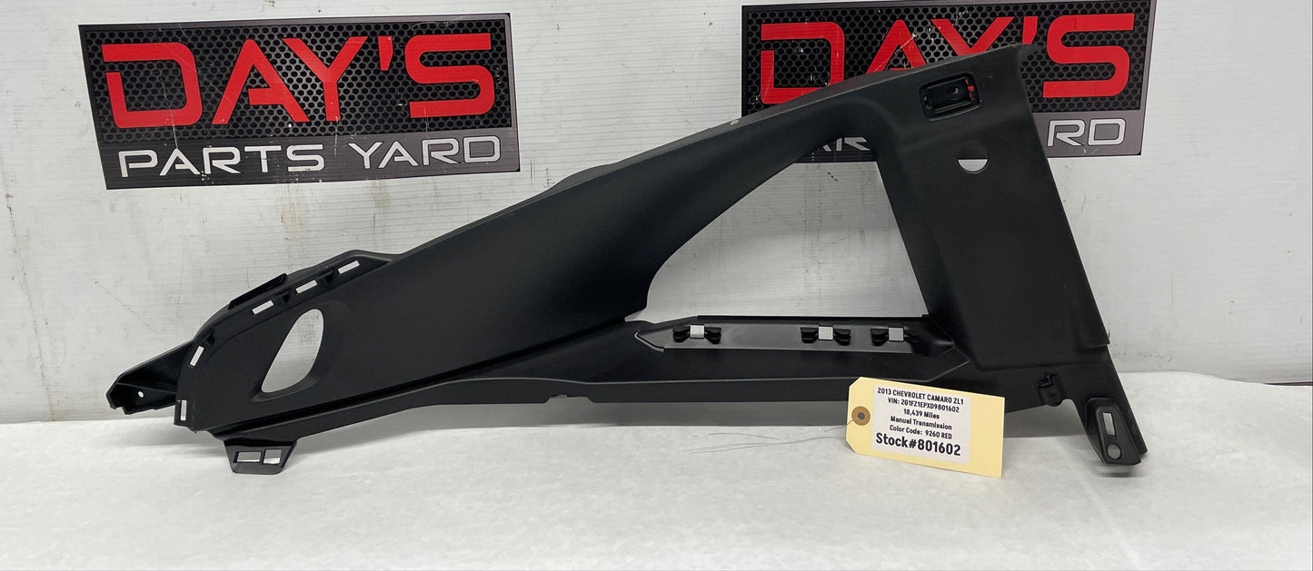 2013 Chevy Camaro ZL1 LH Driver Rear Quarter Window Trim Cover Panel OEM - Day's Parts Yard