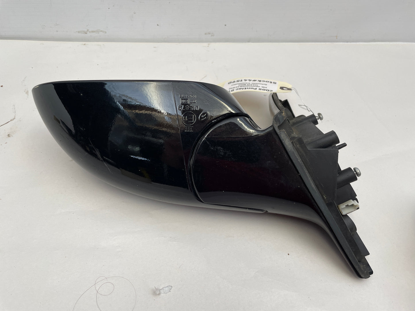 2005 Pontiac GTO LH Driver Exterior Side Mirror Black 92209466 OEM - Day's Parts Yard