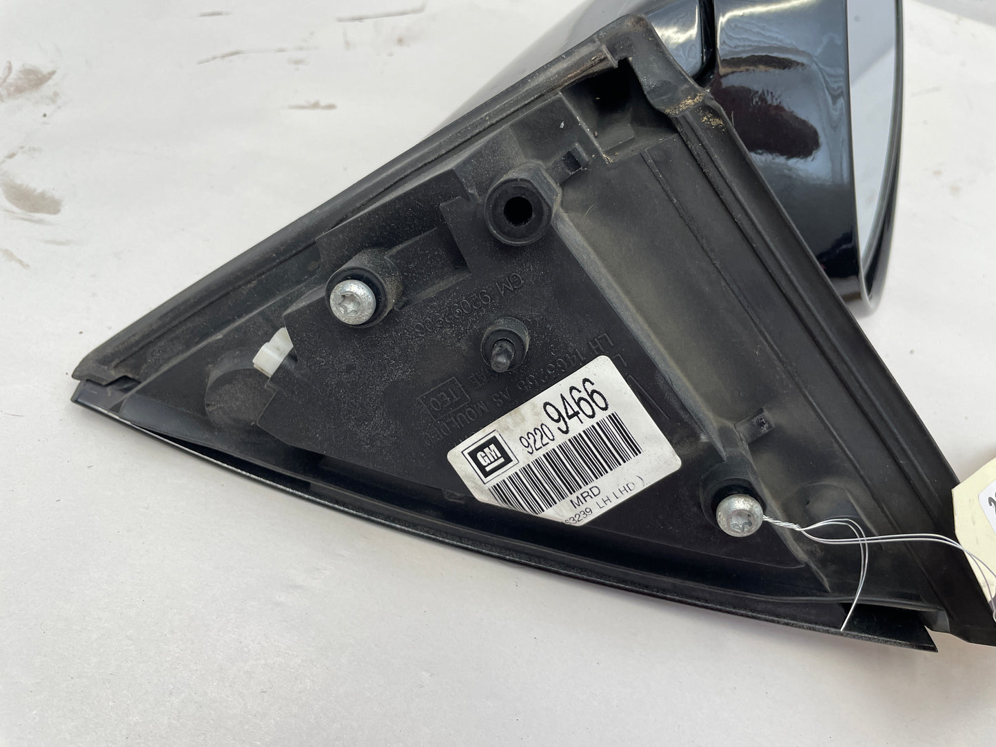 2005 Pontiac GTO LH Driver Exterior Side Mirror Black 92209466 OEM - Day's Parts Yard