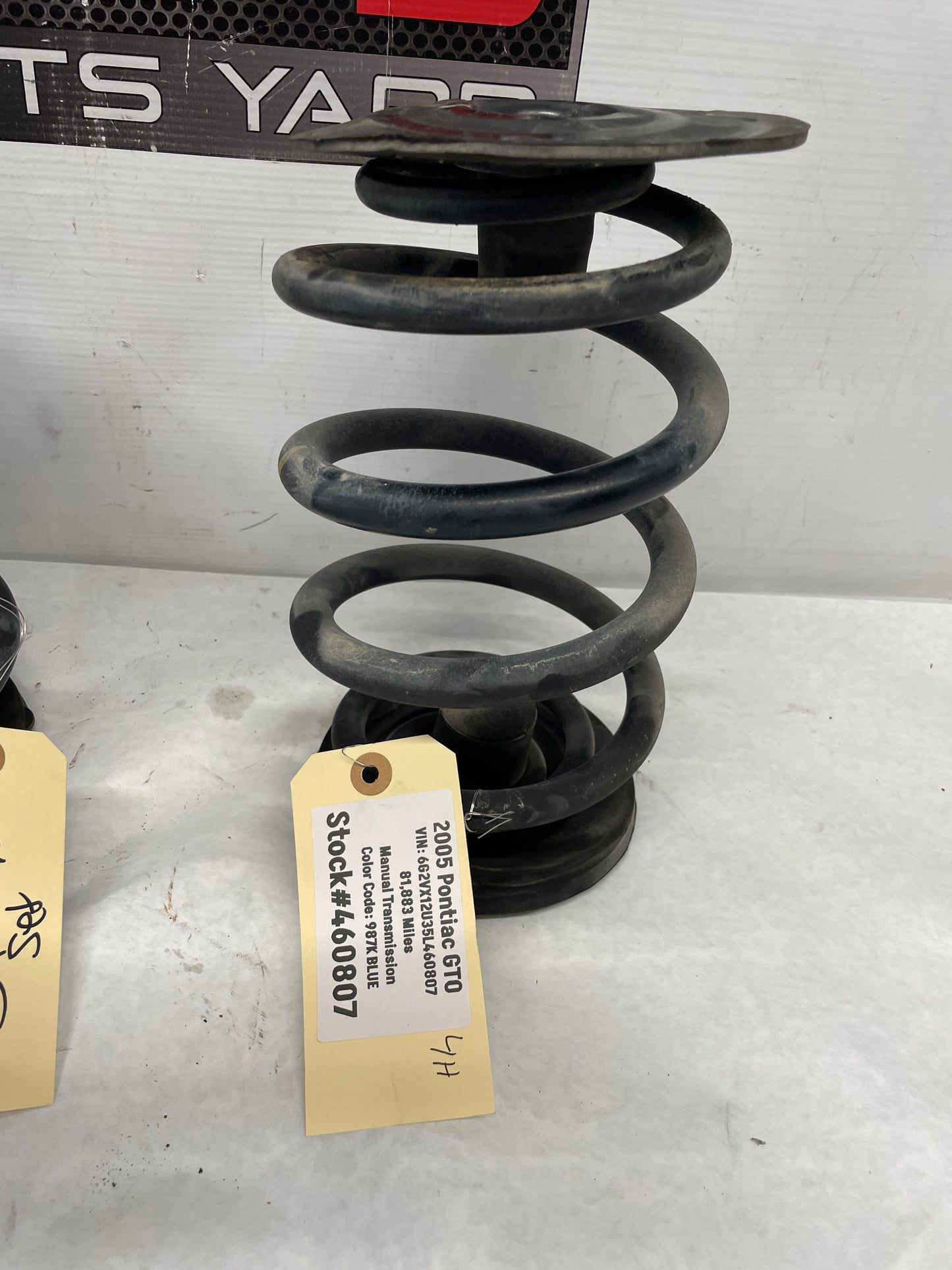 2005 Pontiac GTO Rear Coil Springs RH & LH OEM - Day's Parts Yard