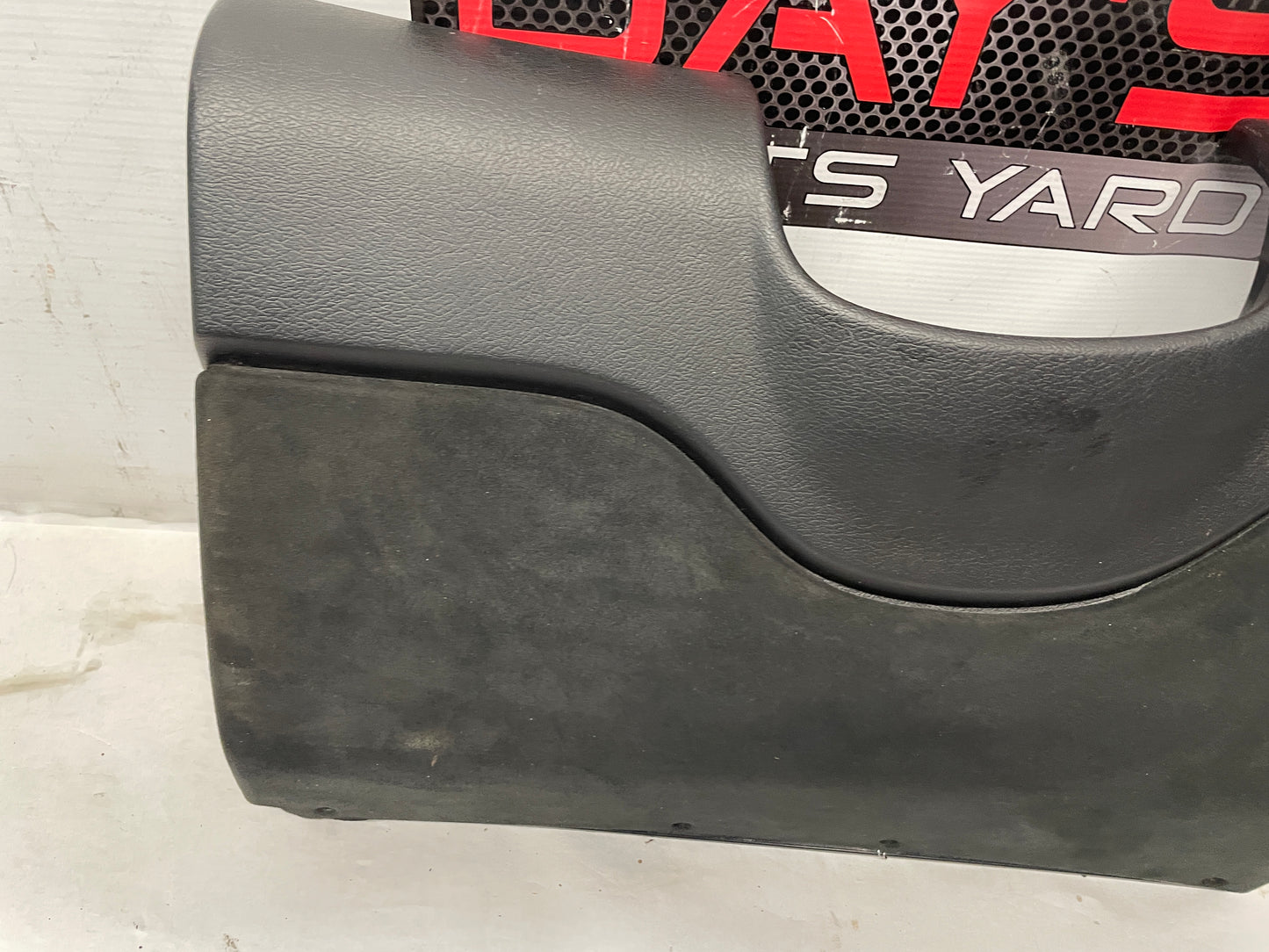 2006 Pontiac GTO Black Suede Interior Knee Bolster Fuse Box Block Cover OEM - Day's Parts Yard