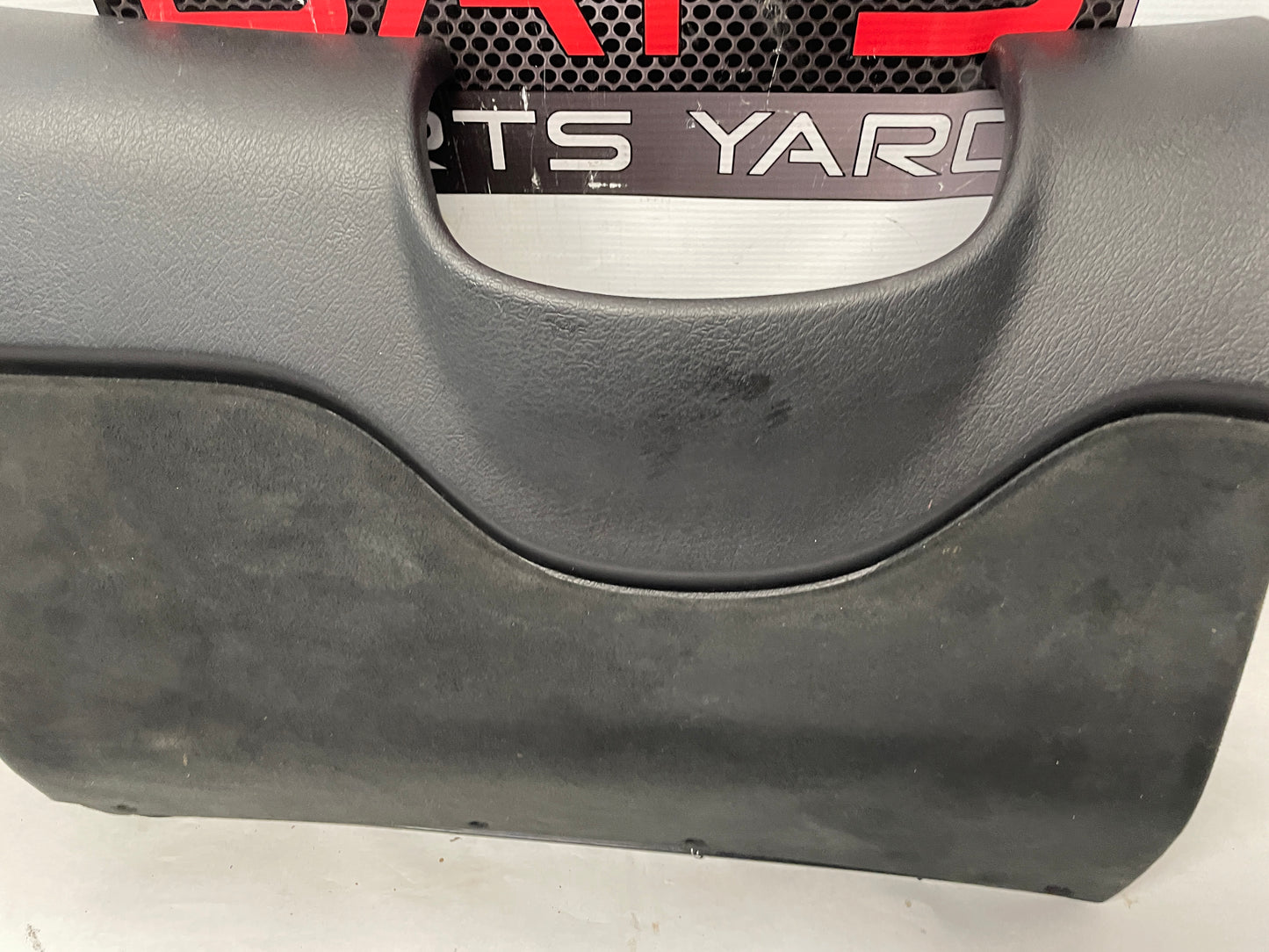 2006 Pontiac GTO Black Suede Interior Knee Bolster Fuse Box Block Cover OEM - Day's Parts Yard