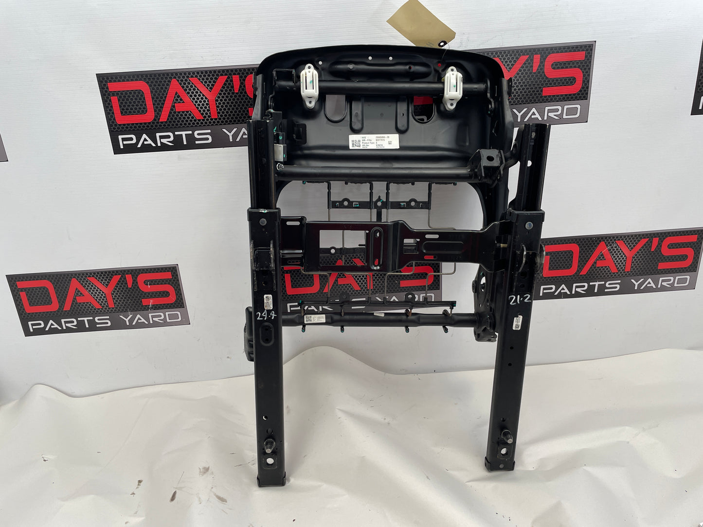 2014 Chevy SS Sedan Front LH Driver Lower Seat Frame Assembly OEM - Day's Parts Yard