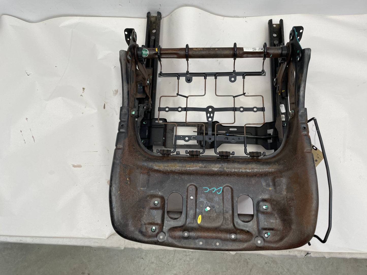 2014 Chevy SS Sedan Front LH Driver Lower Seat Frame Assembly OEM - Day's Parts Yard