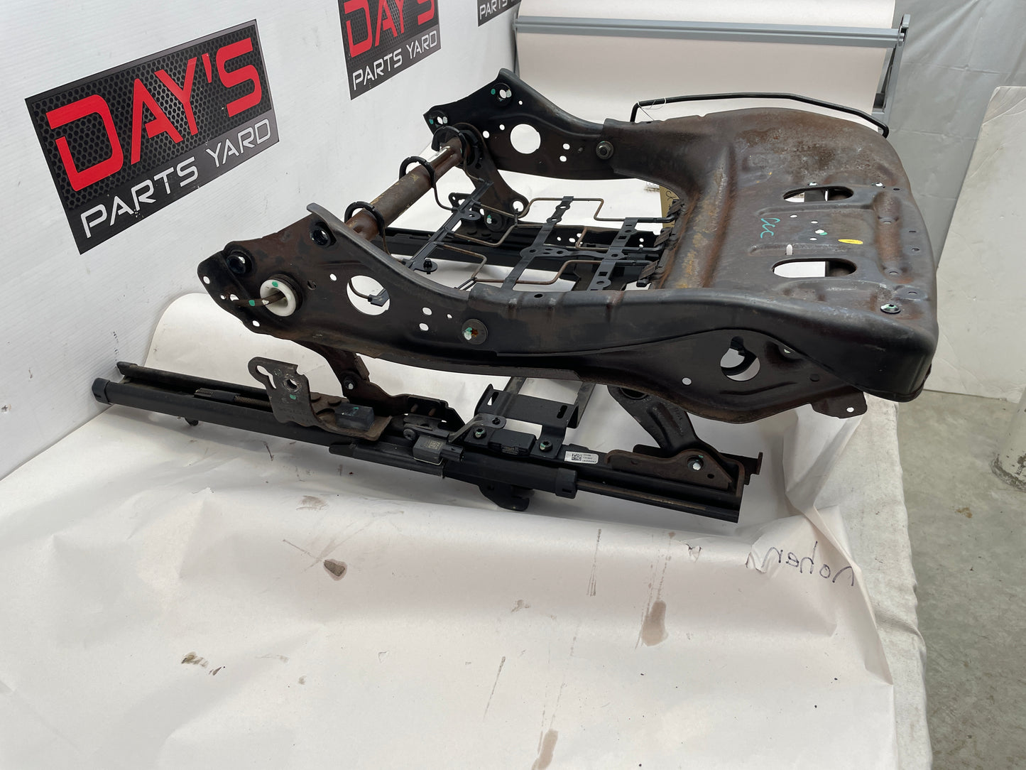 2014 Chevy SS Sedan Front LH Driver Lower Seat Frame Assembly OEM - Day's Parts Yard