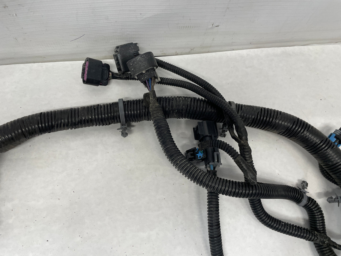 2014 Chevy Camaro ZL1 Engine Bay Head Lamp Light Firewall Wire Wiring Harness OEM