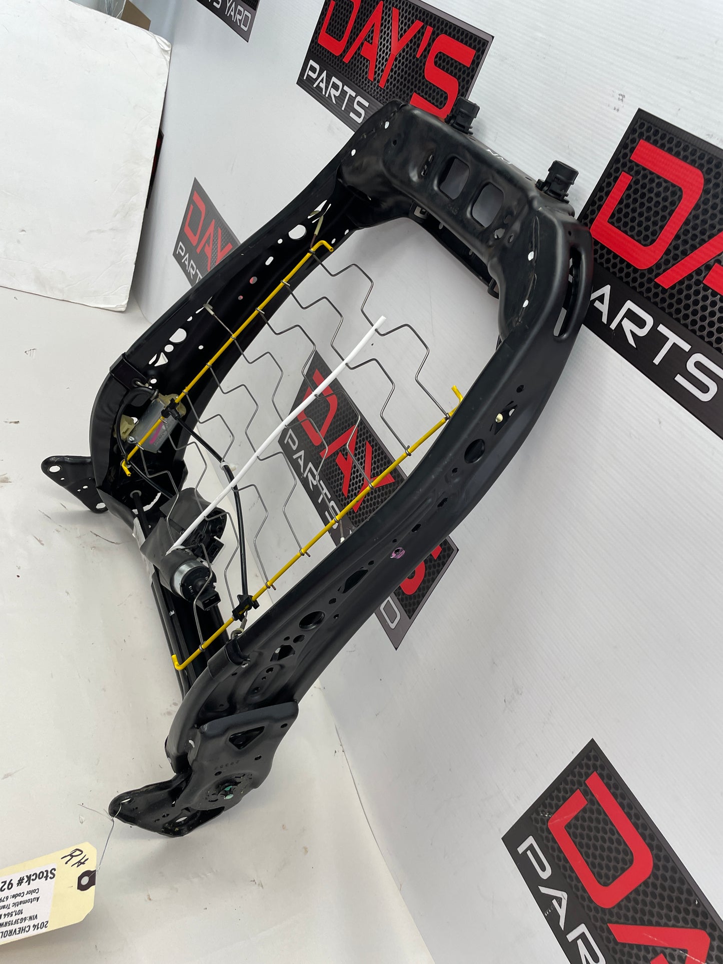 2014 Chevy SS Sedan RH Passenger Front Seat Back Frame Assembly OEM - Day's Parts Yard