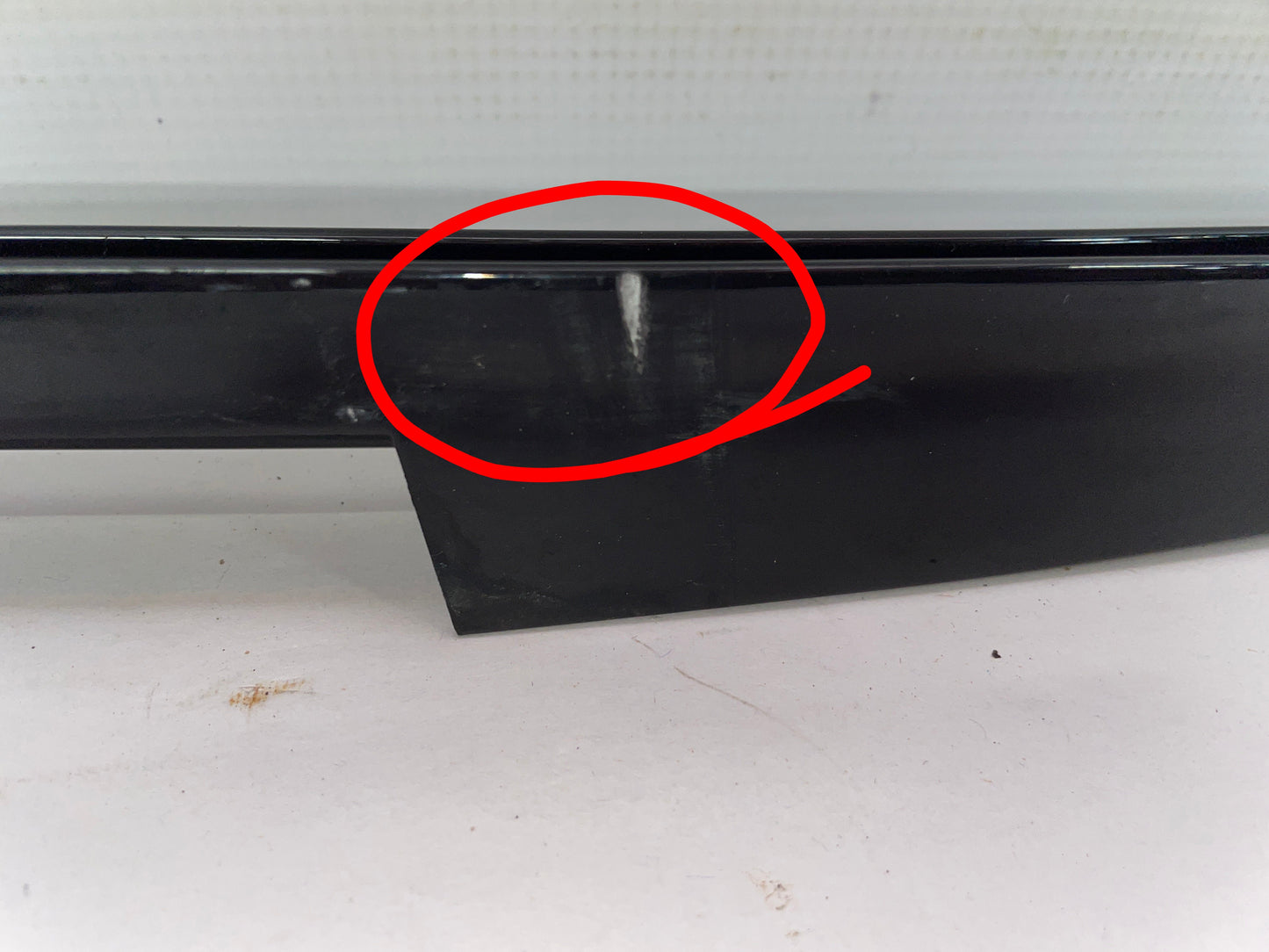 2015 Chevy SS Sedan Rear LH Driver Door Rear Pillar Post Trim Black OEM - Day's Parts Yard