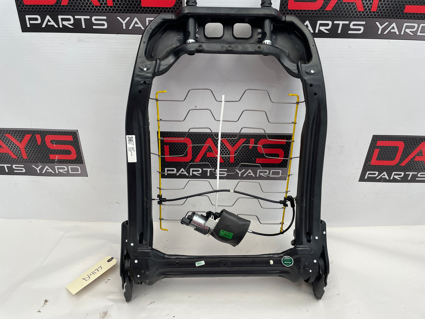 2014 Chevy SS Sedan RH Passenger Front Seat Back Frame Assembly OEM - Day's Parts Yard