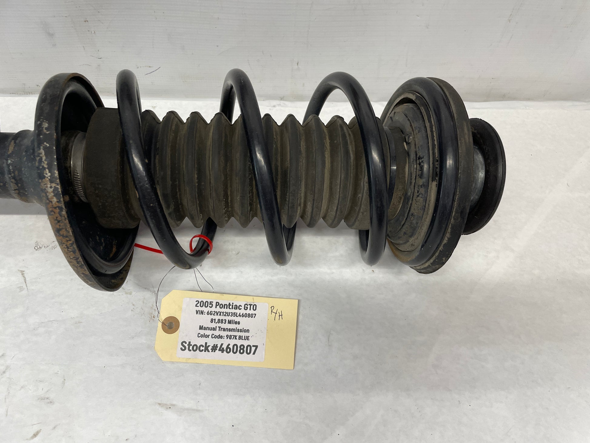 2005 Pontiac GTO RH Passenger Front Suspension Strut Assembly OEM - Day's Parts Yard