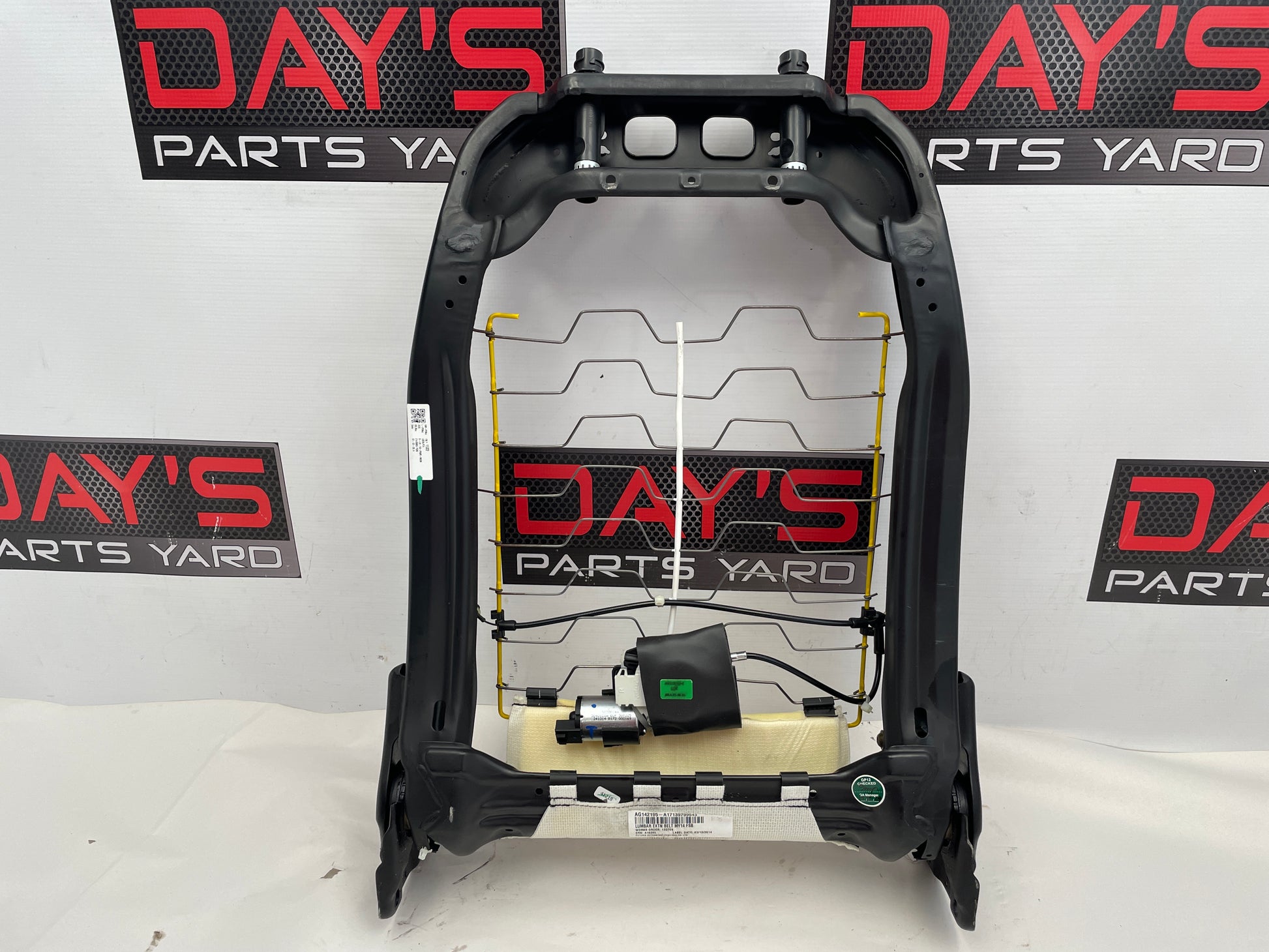 2014 Chevy SS Sedan LH Driver Front Seat Back Frame Assembly OEM - Day's Parts Yard
