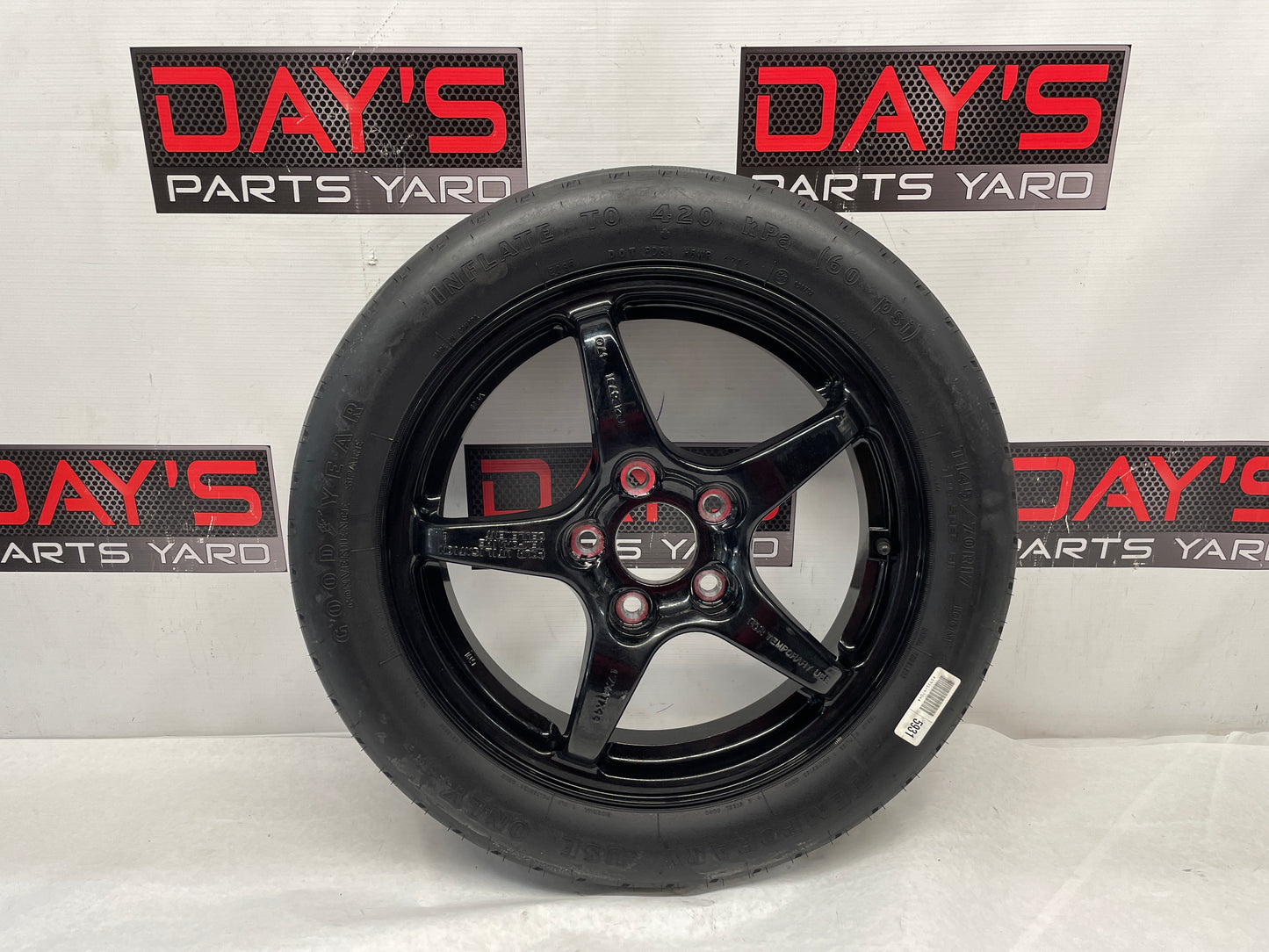 2005 Pontiac GTO Compact Spare Wheel & Tire 17x4 OEM - Day's Parts Yard