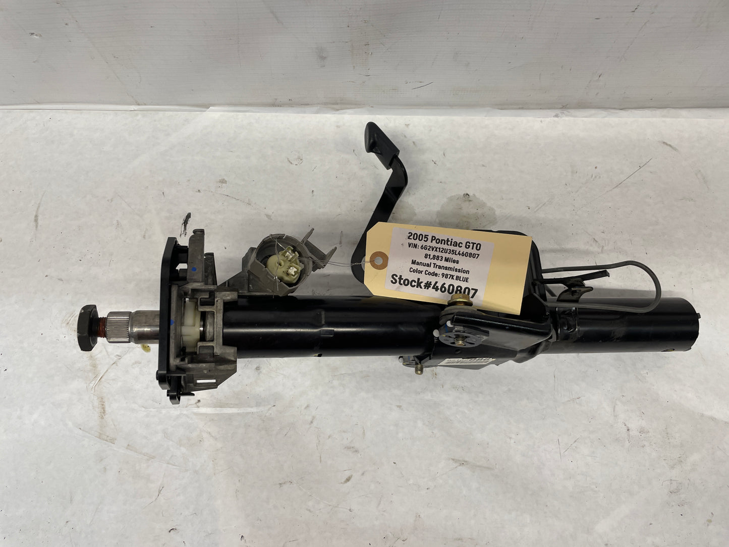 2005 Pontiac GTO Steering Column w/ Key OEM - Day's Parts Yard