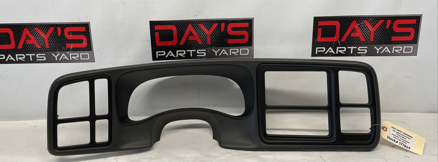 2003 Chevy Suburban Radio Dash Board Bezel Panel Trim OEM - Day's Parts Yard