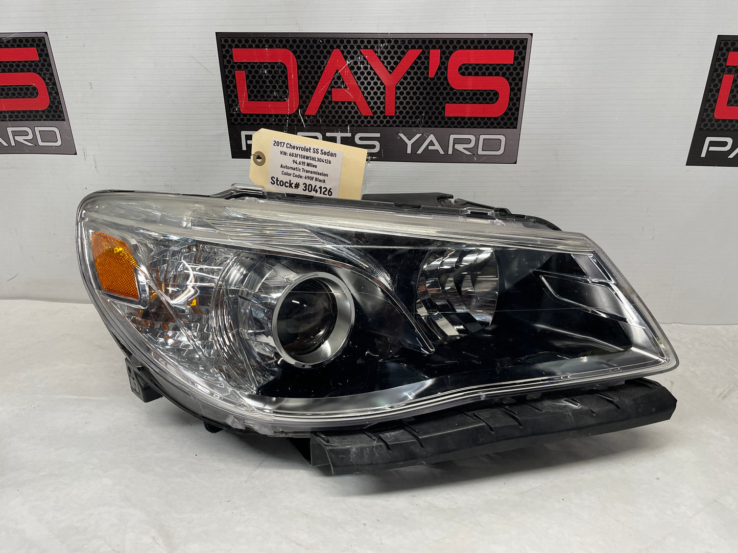 2017 Chevy SS Sedan RH Passenger Head Light Lamp Headlight OEM