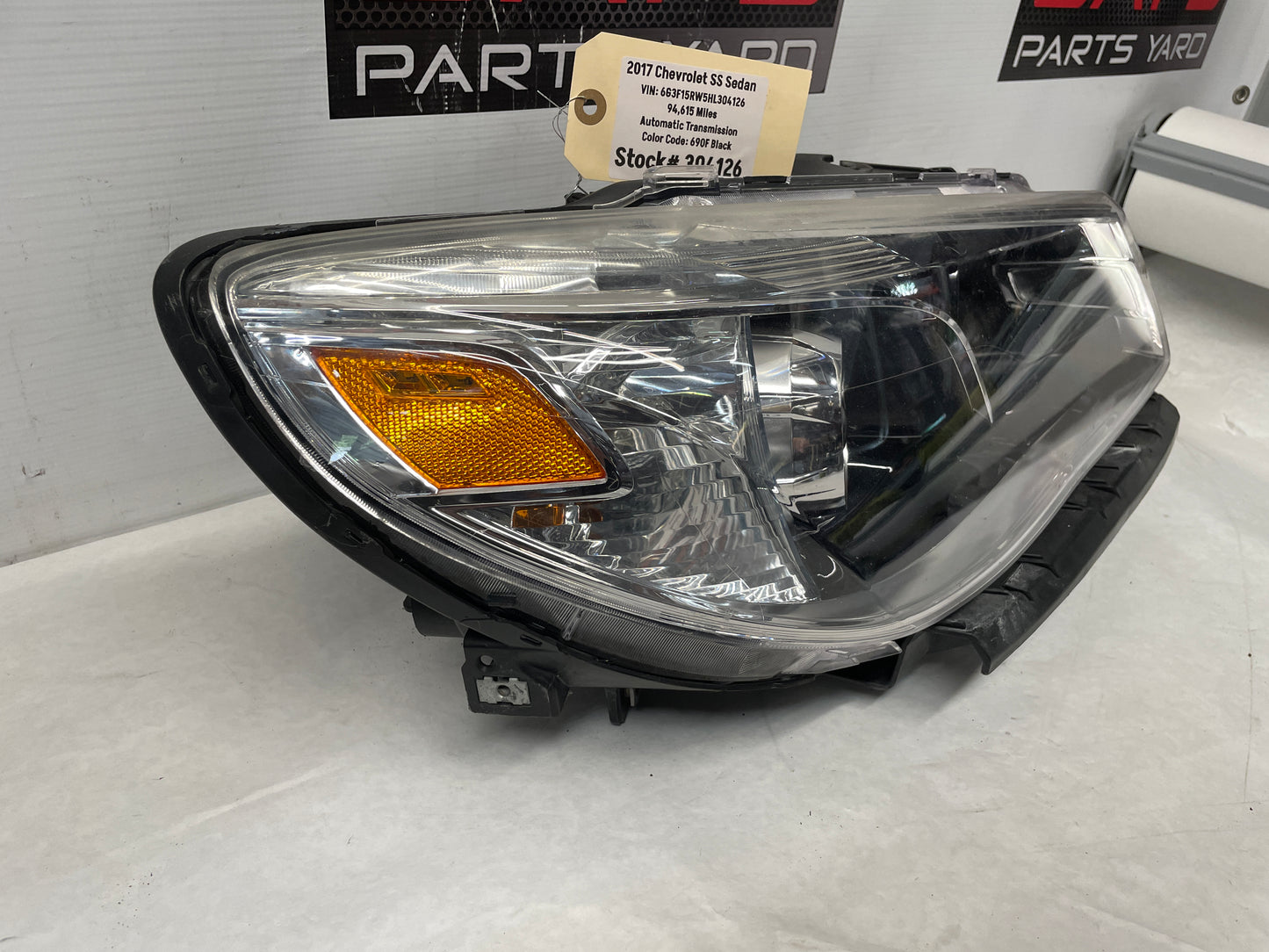 2017 Chevy SS Sedan RH Passenger Head Light Lamp Headlight OEM