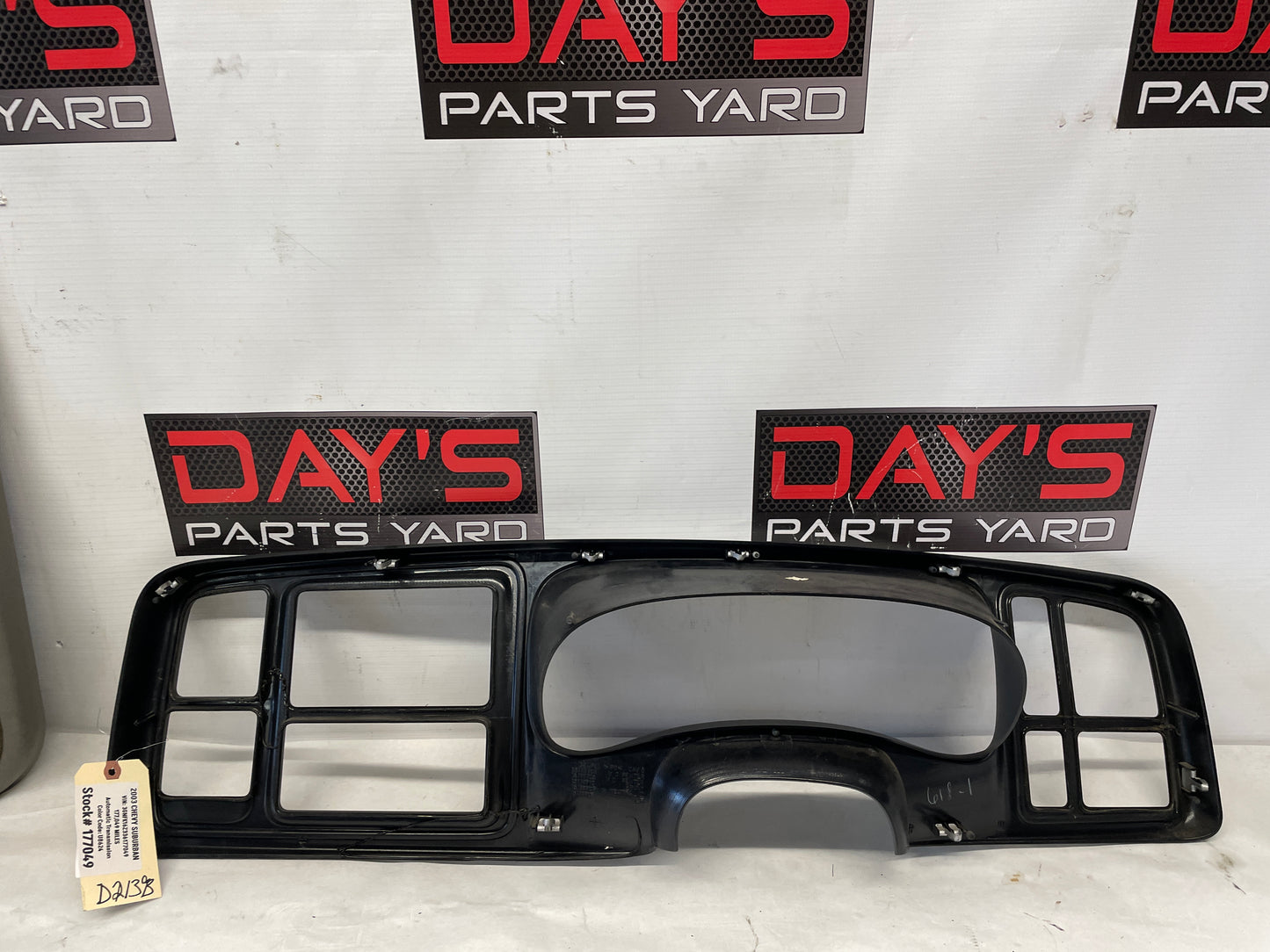 2003 Chevy Suburban Radio Dash Board Bezel Panel Trim OEM - Day's Parts Yard