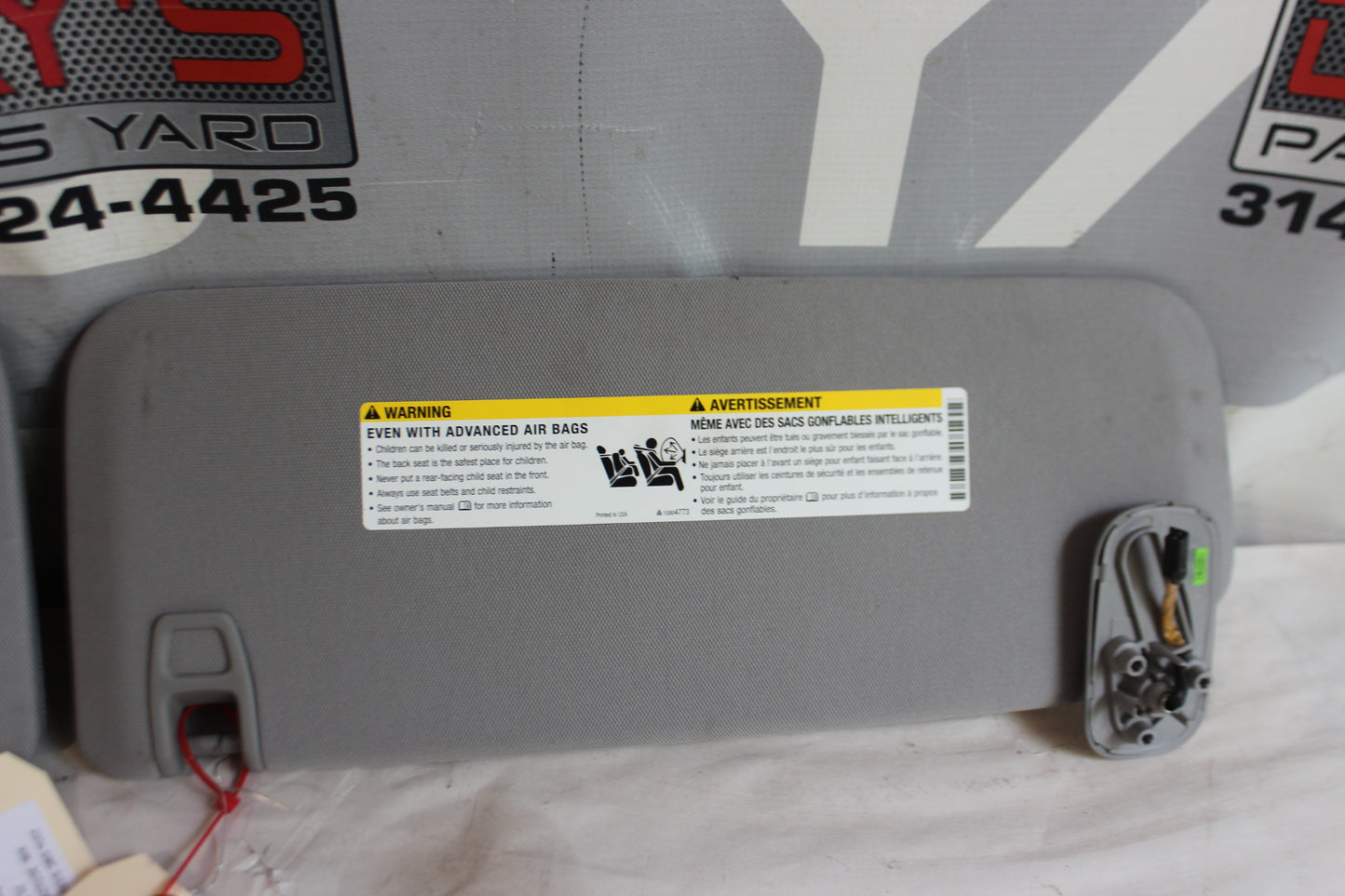 2014 GMC Sierra K1500 Denali RH & LH Sun Visor Sunvisor OEM - Day's Parts Yard