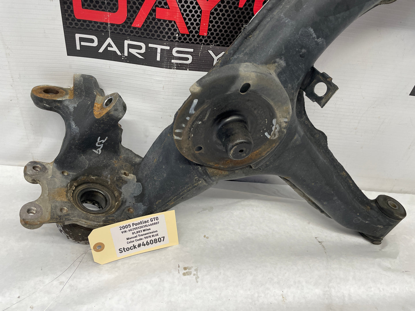 2005 Pontiac GTO RH Passenger Rear Suspension Trailing Control Arm OEM - Day's Parts Yard