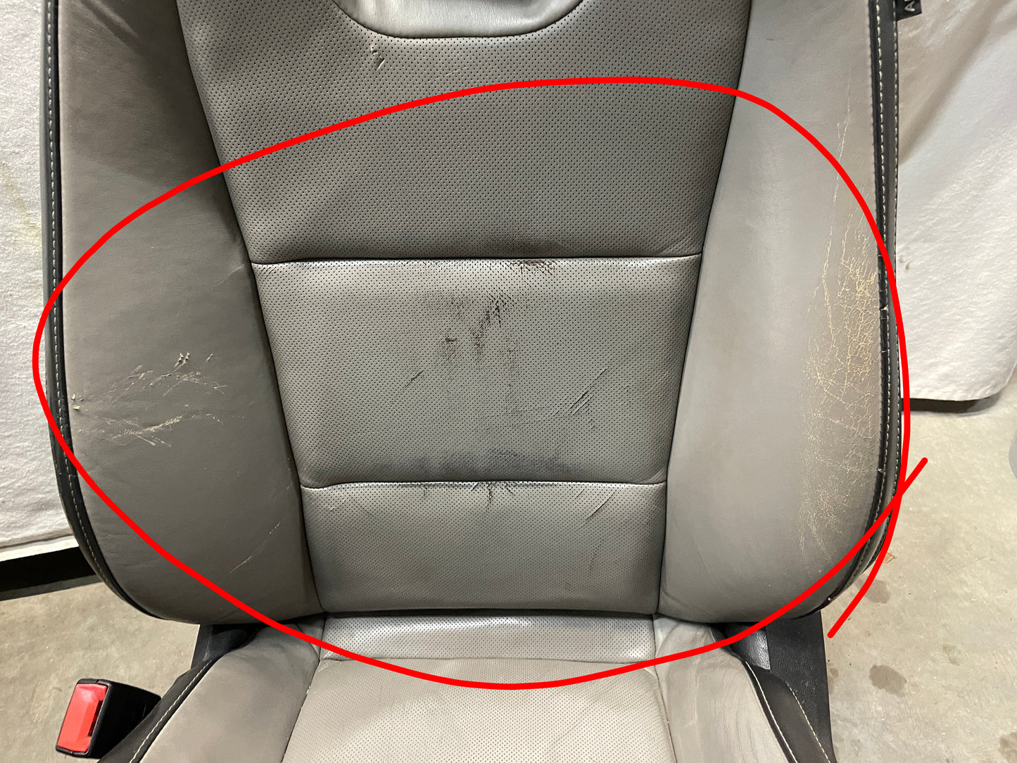 2012 Chevy Camaro SS Seats Fronts and Rears Black and Gray Grey Leather OEM - Day's Parts Yard