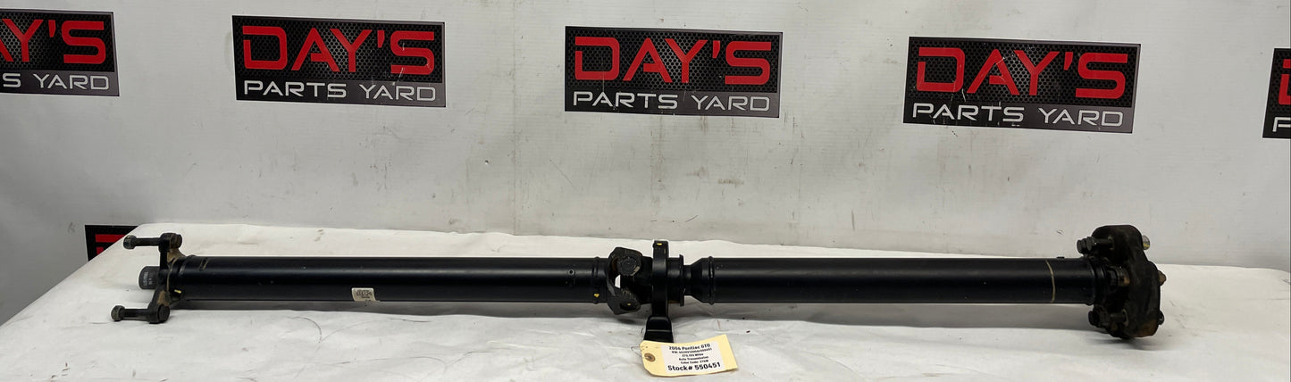 2006 Pontiac GTO Drive Shaft Driveshaft OEM - Day's Parts Yard