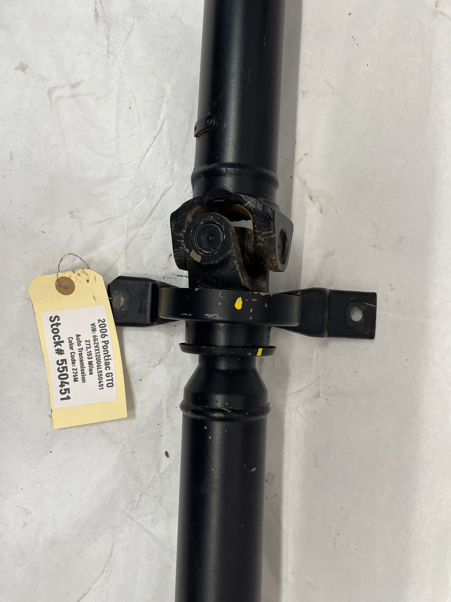 2006 Pontiac GTO Drive Shaft Driveshaft OEM - Day's Parts Yard