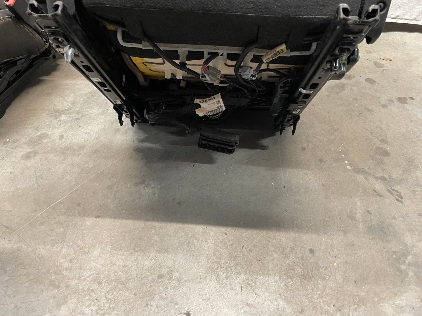 2012 Chevy Camaro SS Seats Fronts and Rears Black and Gray Grey Leather OEM - Day's Parts Yard