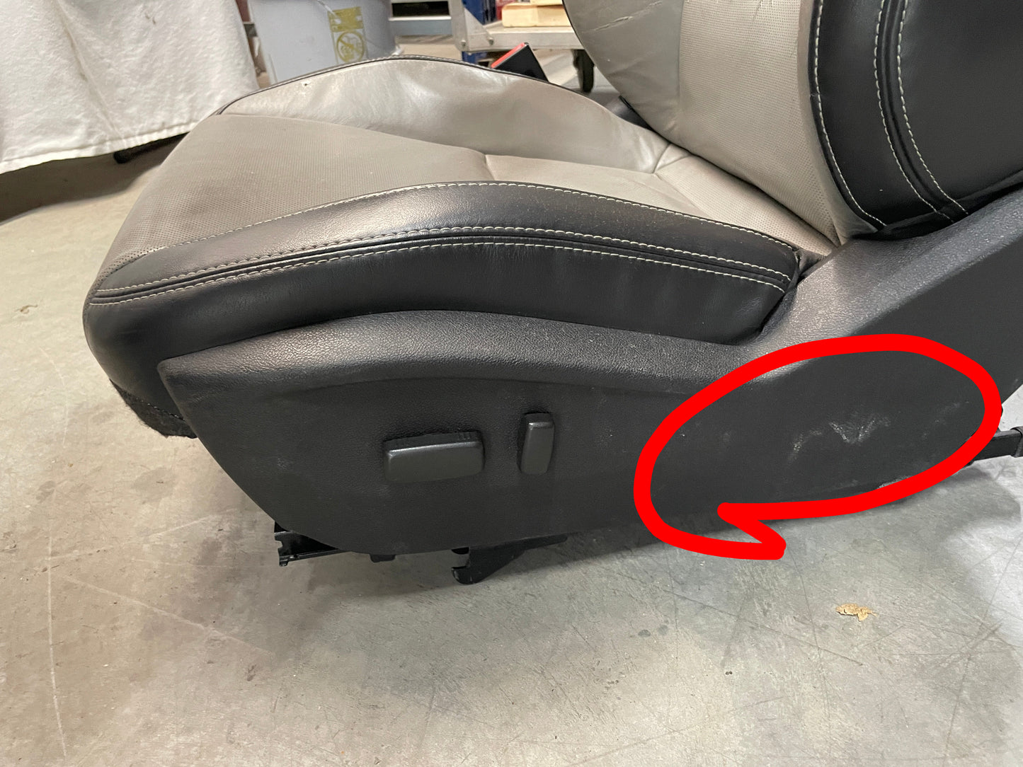 2012 Chevy Camaro SS Seats Fronts and Rears Black and Gray Grey Leather OEM - Day's Parts Yard
