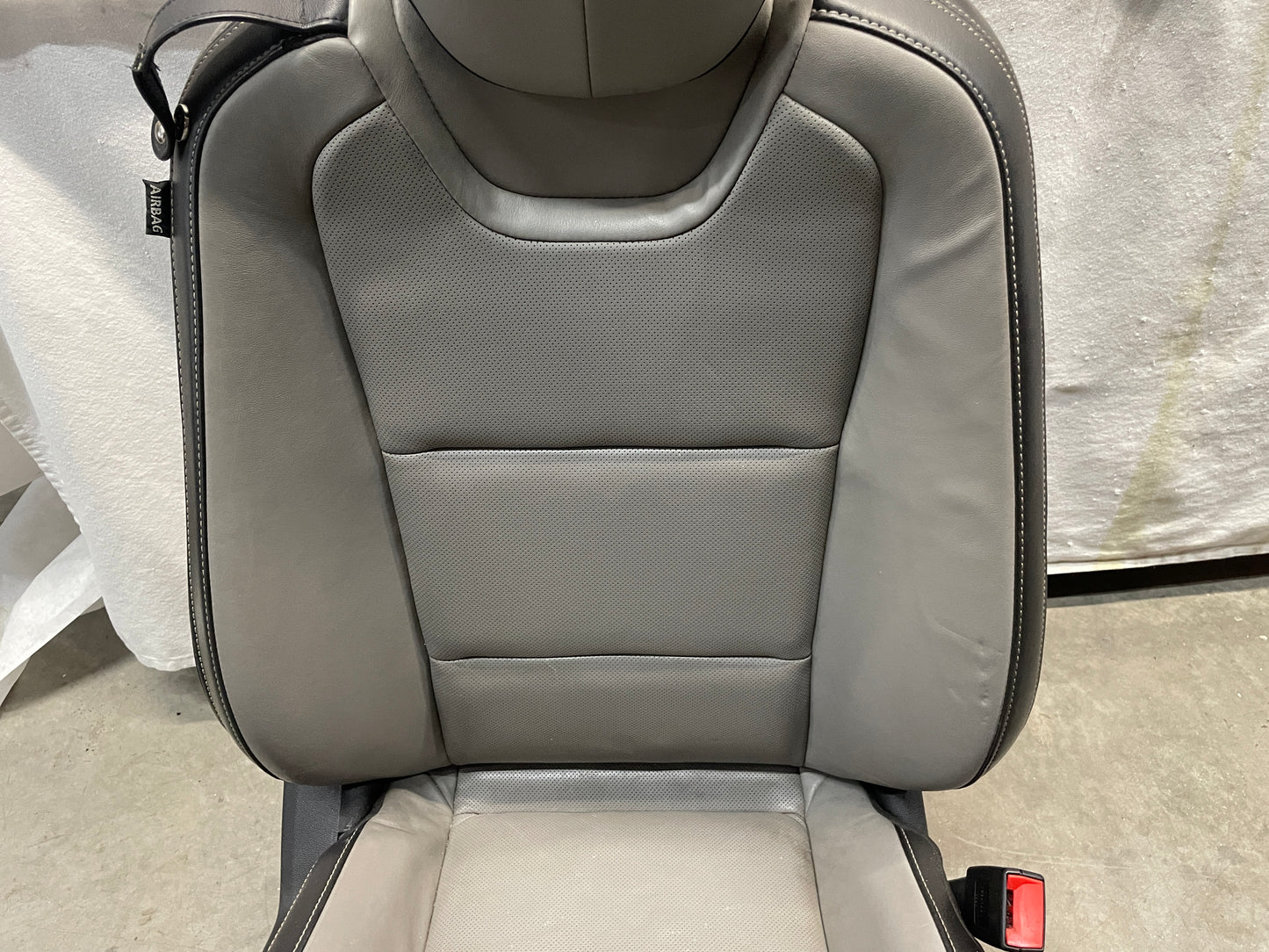 2012 Chevy Camaro SS Seats Fronts and Rears Black and Gray Grey Leather OEM - Day's Parts Yard