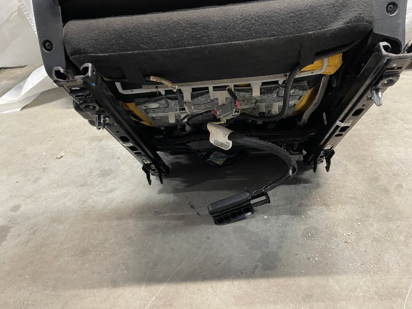 2012 Chevy Camaro SS Seats Fronts and Rears Black and Gray Grey Leather OEM - Day's Parts Yard