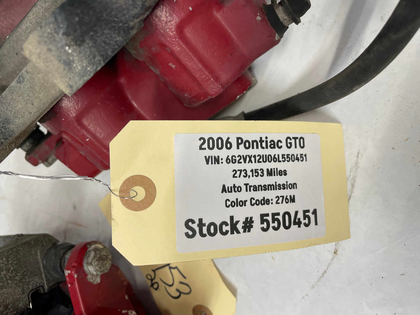 2006 Pontiac GTO Front PBR Brake Calipers OEM - Day's Parts Yard
