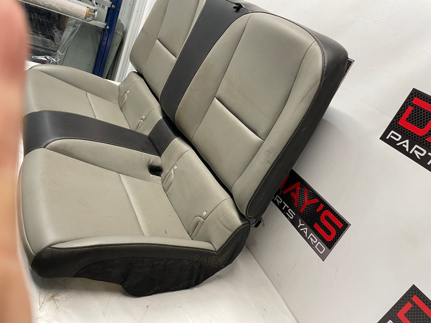 2012 Chevy Camaro SS Seats Fronts and Rears Black and Gray Grey Leather OEM - Day's Parts Yard