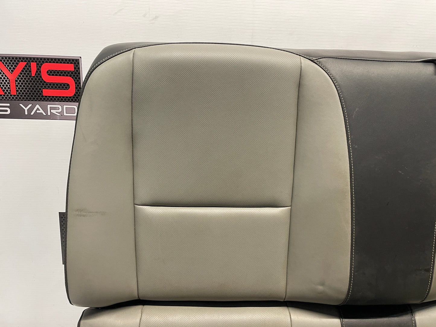 2012 Chevy Camaro SS Seats Fronts and Rears Black and Gray Grey Leather OEM - Day's Parts Yard
