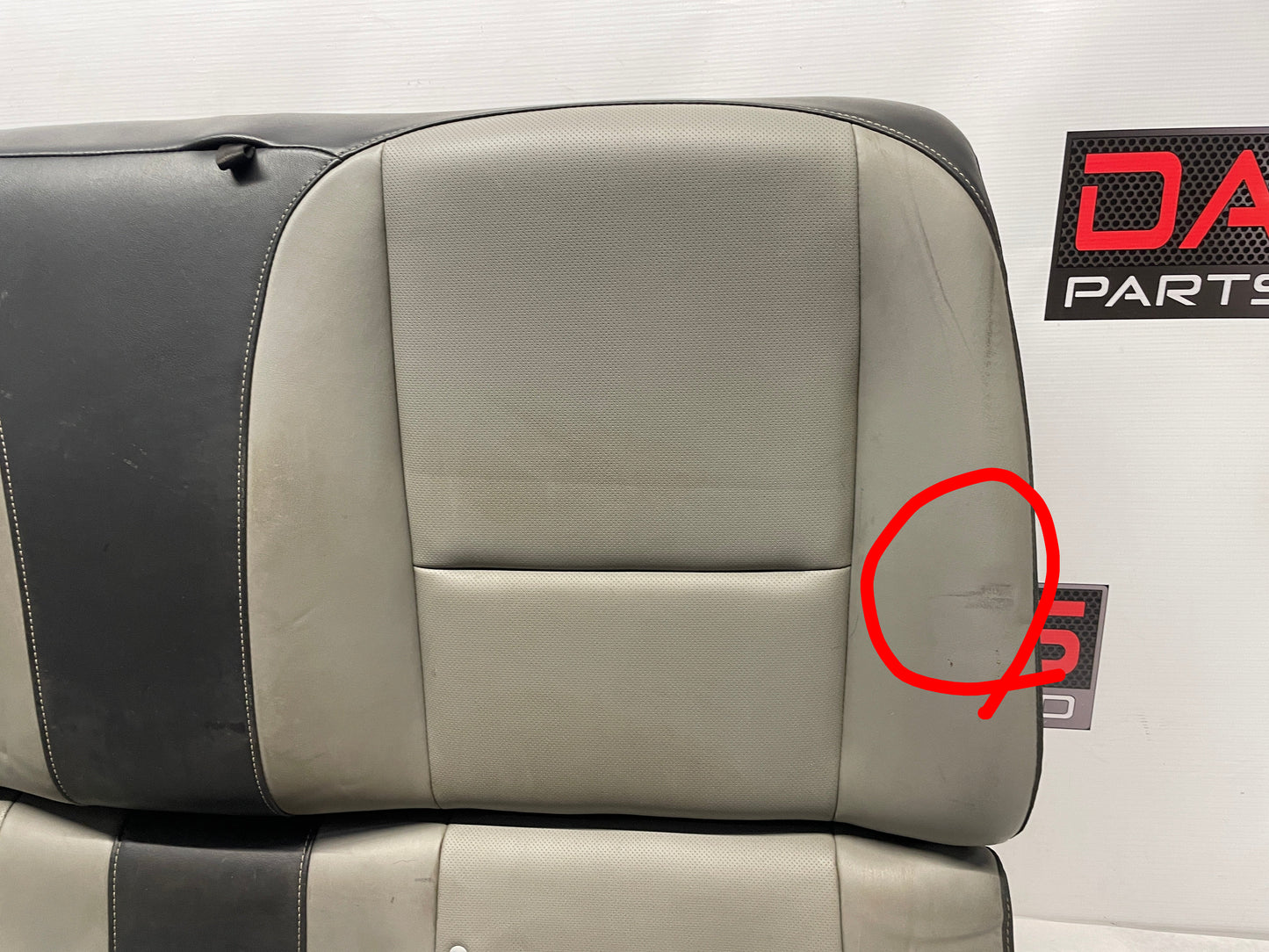 2012 Chevy Camaro SS Seats Fronts and Rears Black and Gray Grey Leather OEM - Day's Parts Yard