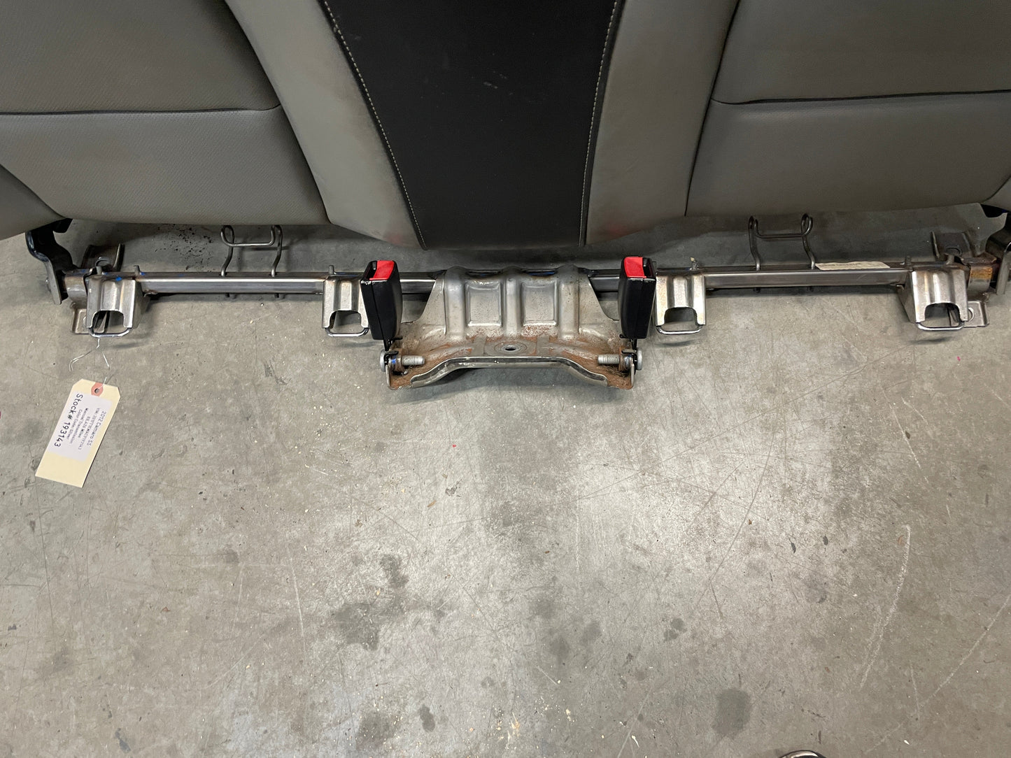 2012 Chevy Camaro SS Seats Fronts and Rears Black and Gray Grey Leather OEM - Day's Parts Yard