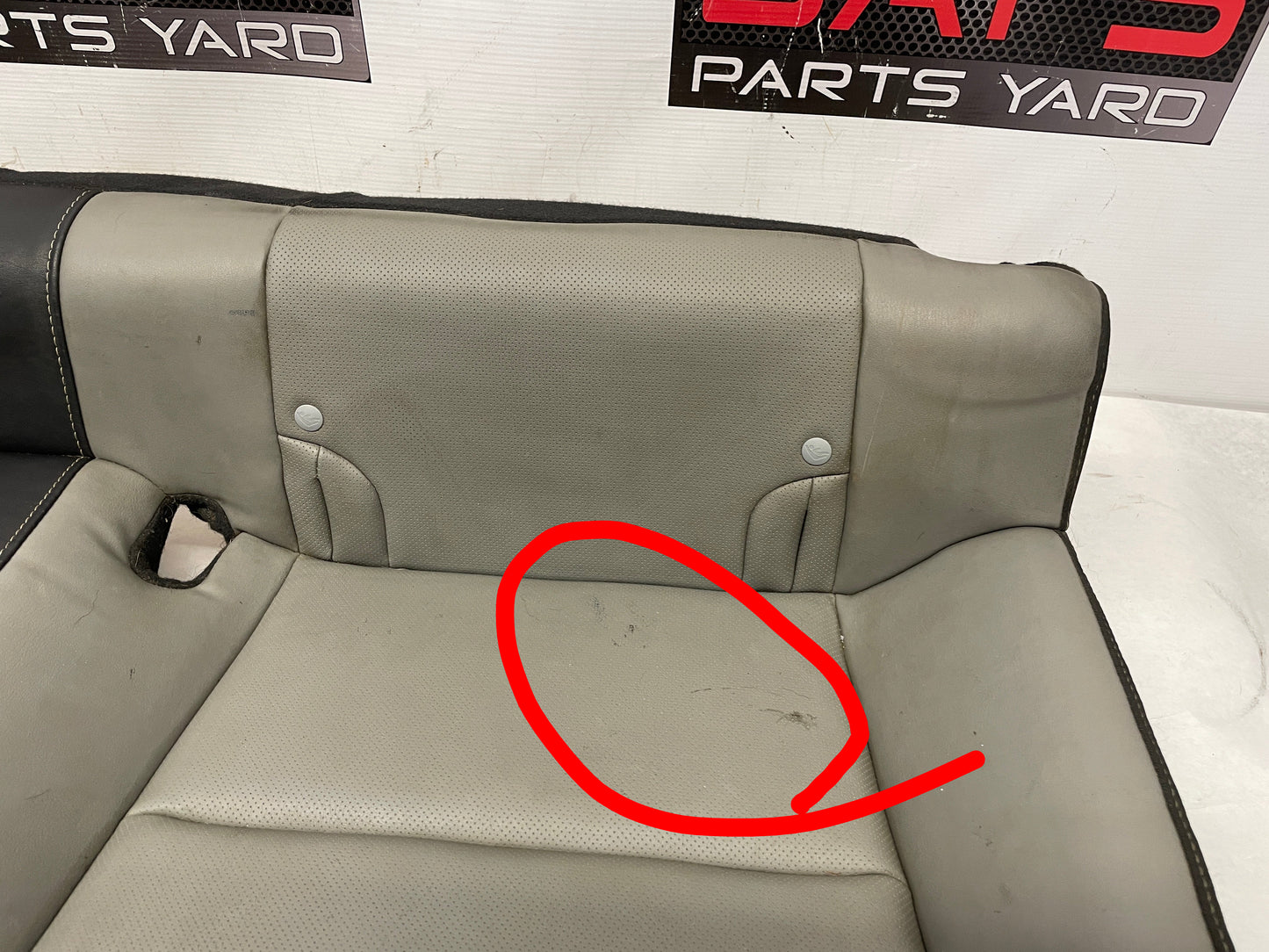 2012 Chevy Camaro SS Seats Fronts and Rears Black and Gray Grey Leather OEM - Day's Parts Yard