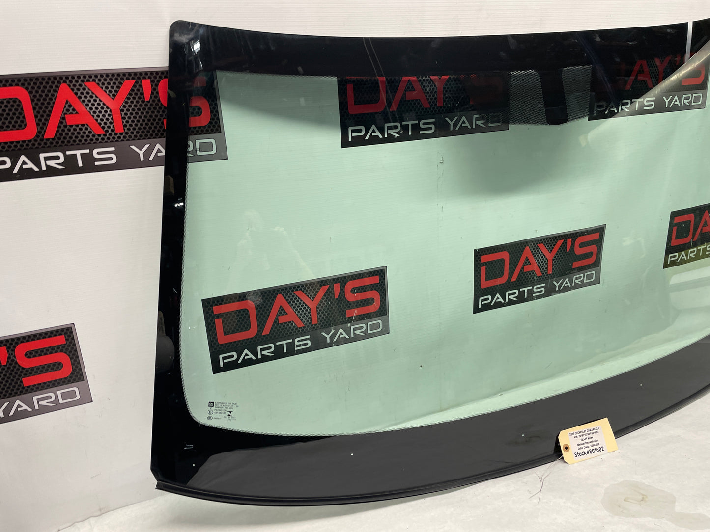 2013 Chevy Camaro ZL1 Front Windshield OEM LOCAL PICK UP ONLY - Day's Parts Yard