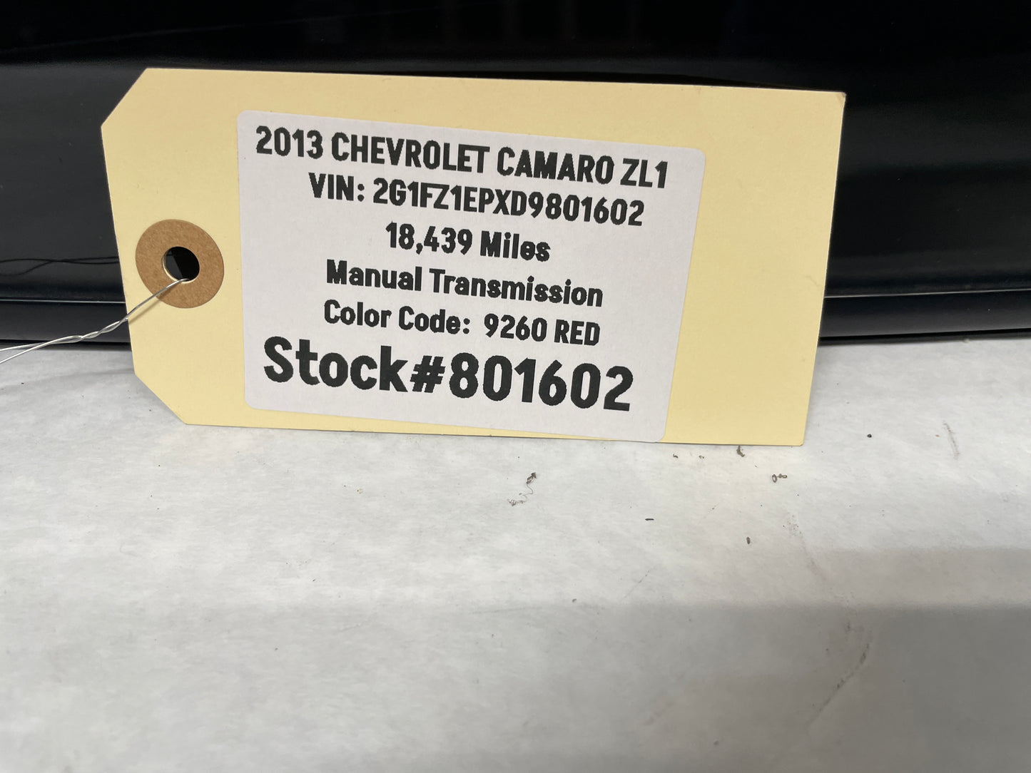 2013 Chevy Camaro ZL1 Front Windshield OEM LOCAL PICK UP ONLY - Day's Parts Yard