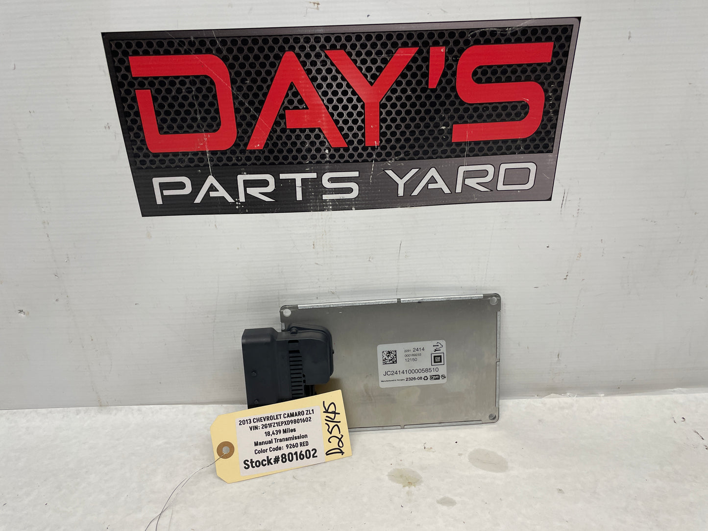 2013 Chevy Camaro ZL1 Magnet Rid Suspension Control Module OEM - Day's Parts Yard