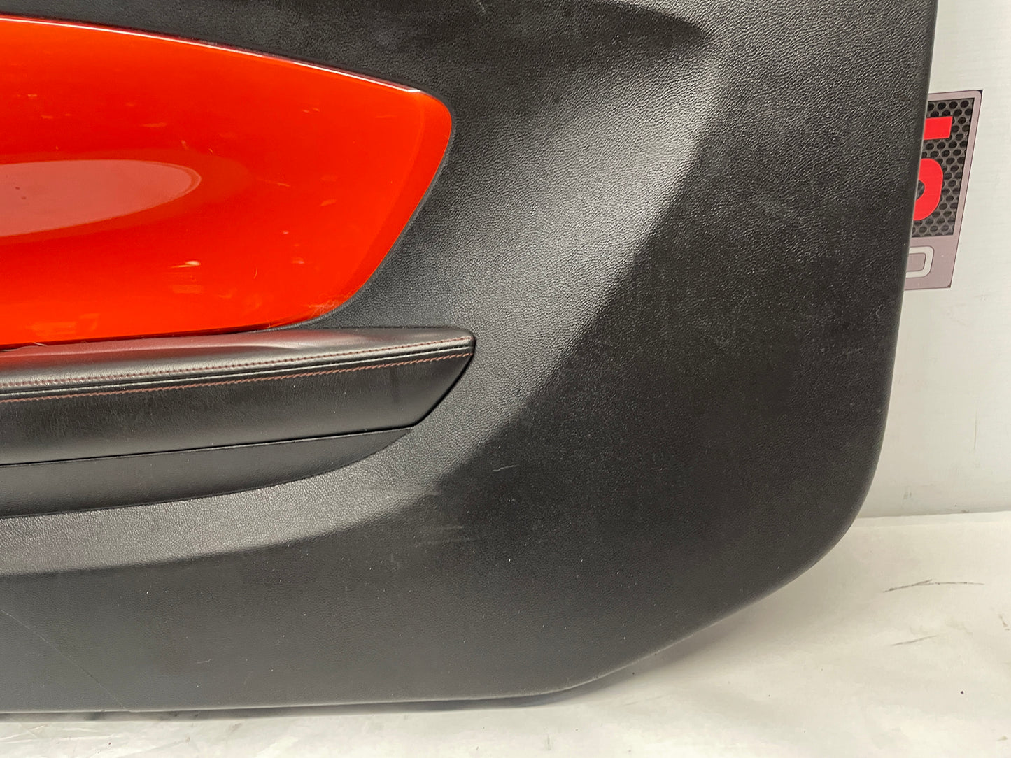 2010 Chevy Camaro SS RH Passenger Front Interior Door Panel Orange OEM - Day's Parts Yard