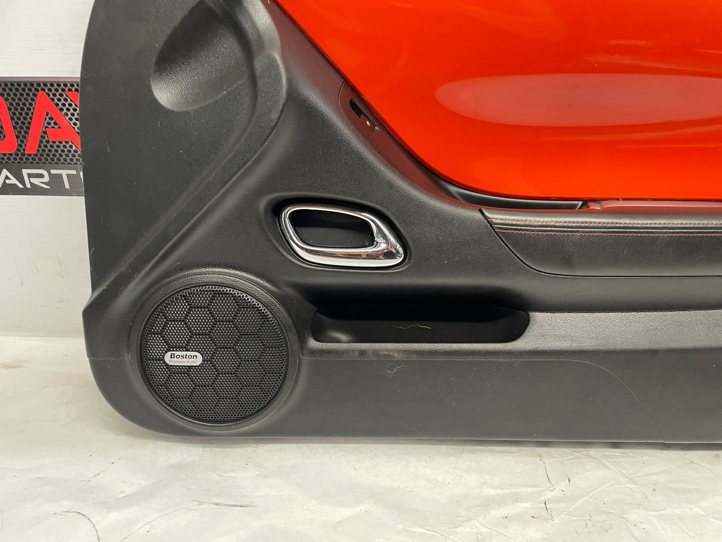 2010 Chevy Camaro SS RH Passenger Front Interior Door Panel Orange OEM - Day's Parts Yard