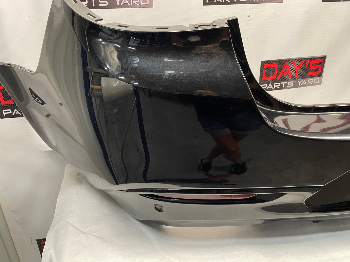 2016 Chevy SS Sedan Complete Rear Bumper Cover Black OEM - Day's Parts Yard