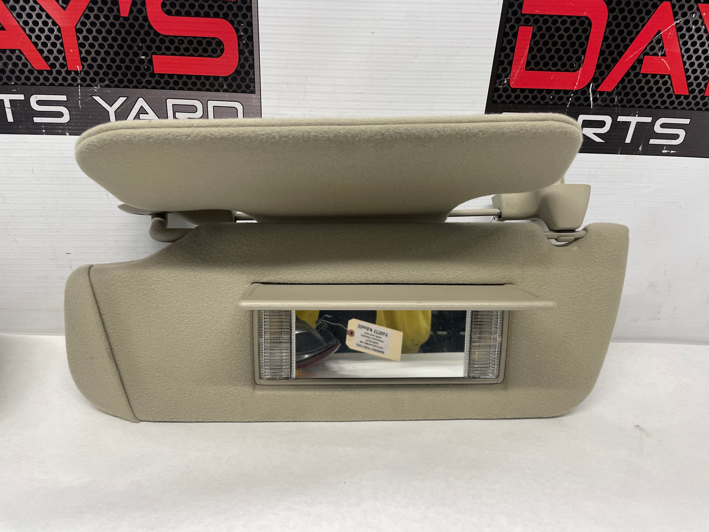 2003 Chevy Suburban RH & LH Sunvisors Sun Visors w/ Clips OEM - Day's Parts Yard
