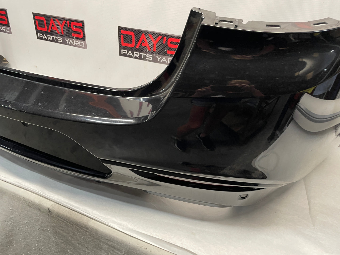 2016 Chevy SS Sedan Complete Rear Bumper Cover Black OEM - Day's Parts Yard