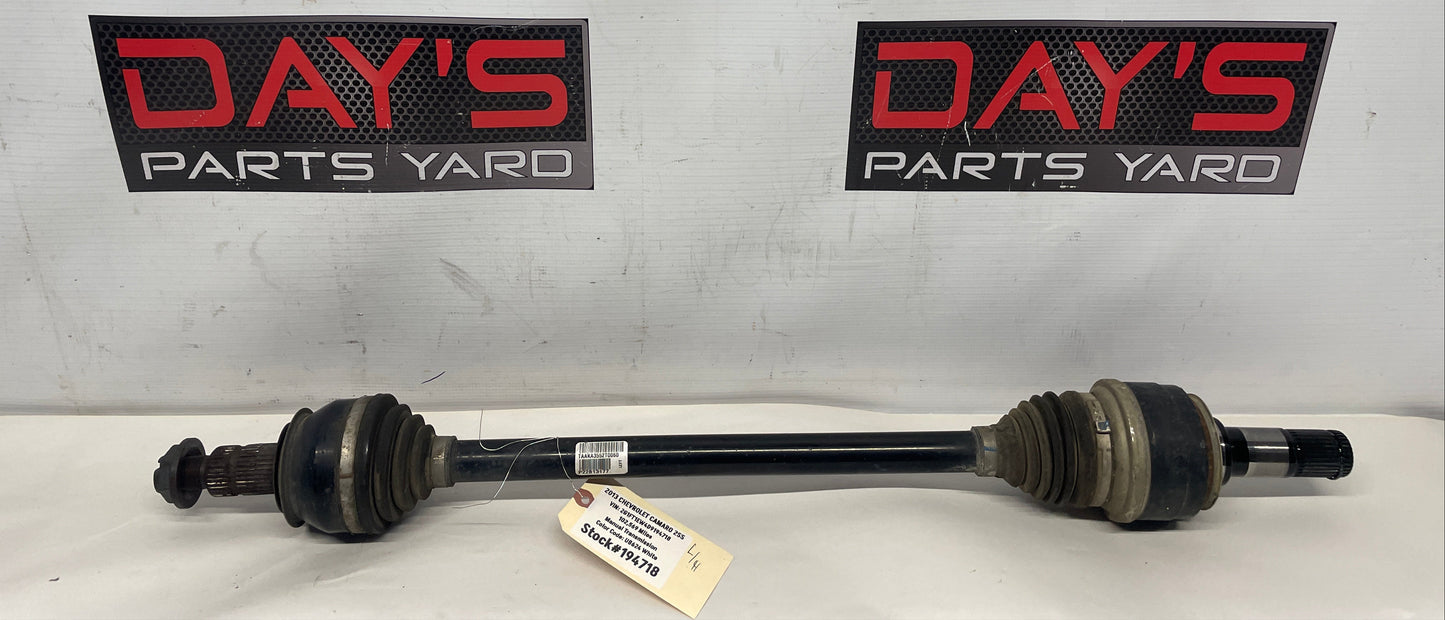 2013 Chevy Camaro 2SS LH Driver CV Axle Half Shaft OEM - Day's Parts Yard