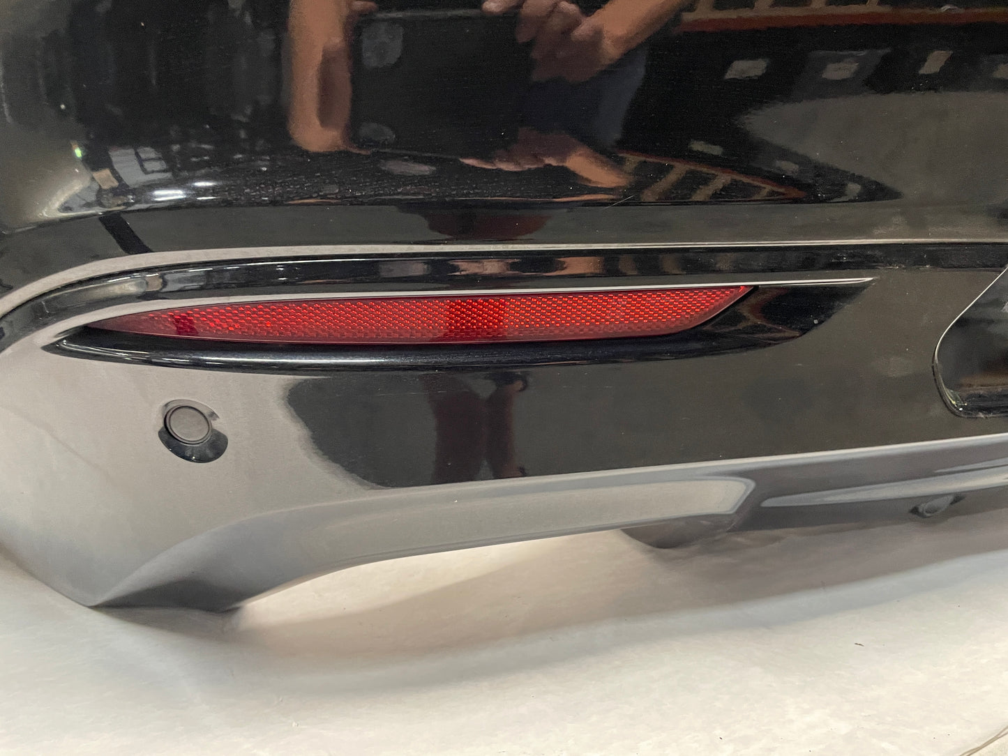 2016 Chevy SS Sedan Complete Rear Bumper Cover Black OEM - Day's Parts Yard